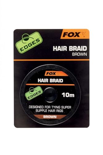 Fox Edges Hair Braid Brown 10 m