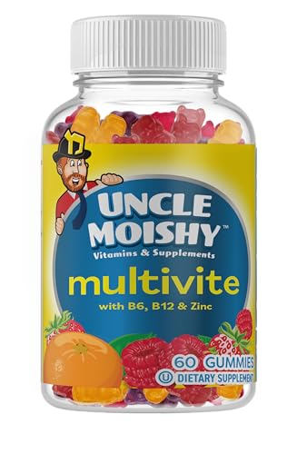 AEE SIXNE Uncle Moishy Kosher Childrens Multi-Vitamin Mineral Jellies with Choline 60 Jellies