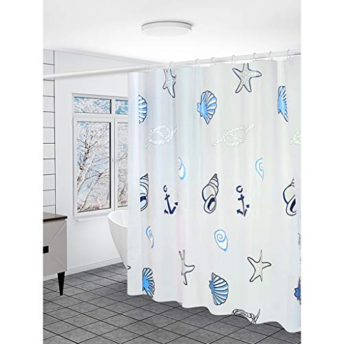 Rideau de douche rideau de douche tissu blanc imperméable 150 * 180cm - 4
