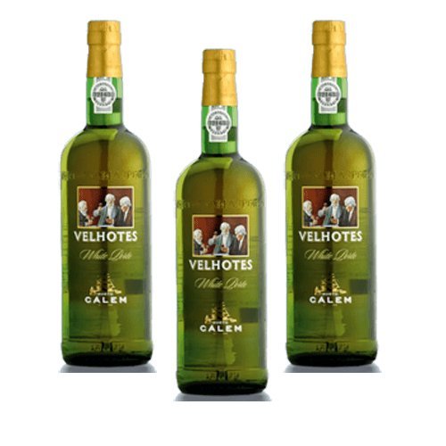 Vino de Oporto Calem Velhotes White - Vino Fortificado- 3 Botellas