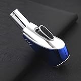 Katzone Eggplant Grip Torch Lighter - Blue
