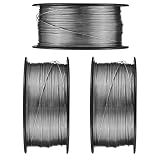 Gatuida 3 Rollen Fluxkern-mig-schweißdraht Gaslos Fülldraht Stahl Schweißmaterial für Heimwerker Diy-projekte Porositätsfrei Stabil Vielseitig Effizient