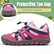 Mishansha Mädchen Trekkingschuhe Kinder Atmungsaktiv Wanderschuhe Bequem Kinderschuhe für Outdoor Sport, Rosa 30 EU