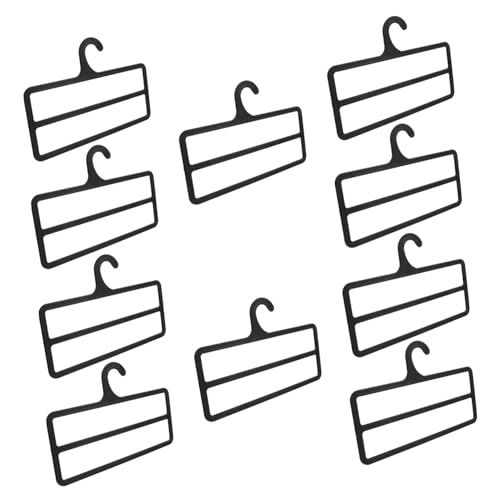 LIFKOME 10pcs Scarf Storage Rack Plastic Hangers for Dorm Scarf Organizer Hanger Suit Coat Pants Hanging Display Stand