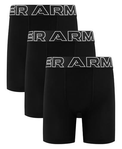 Under Armour Boys' 3-pack Performance Tech Mesh Boxer Brief, Tech Mesh Black, X-Large - image 1