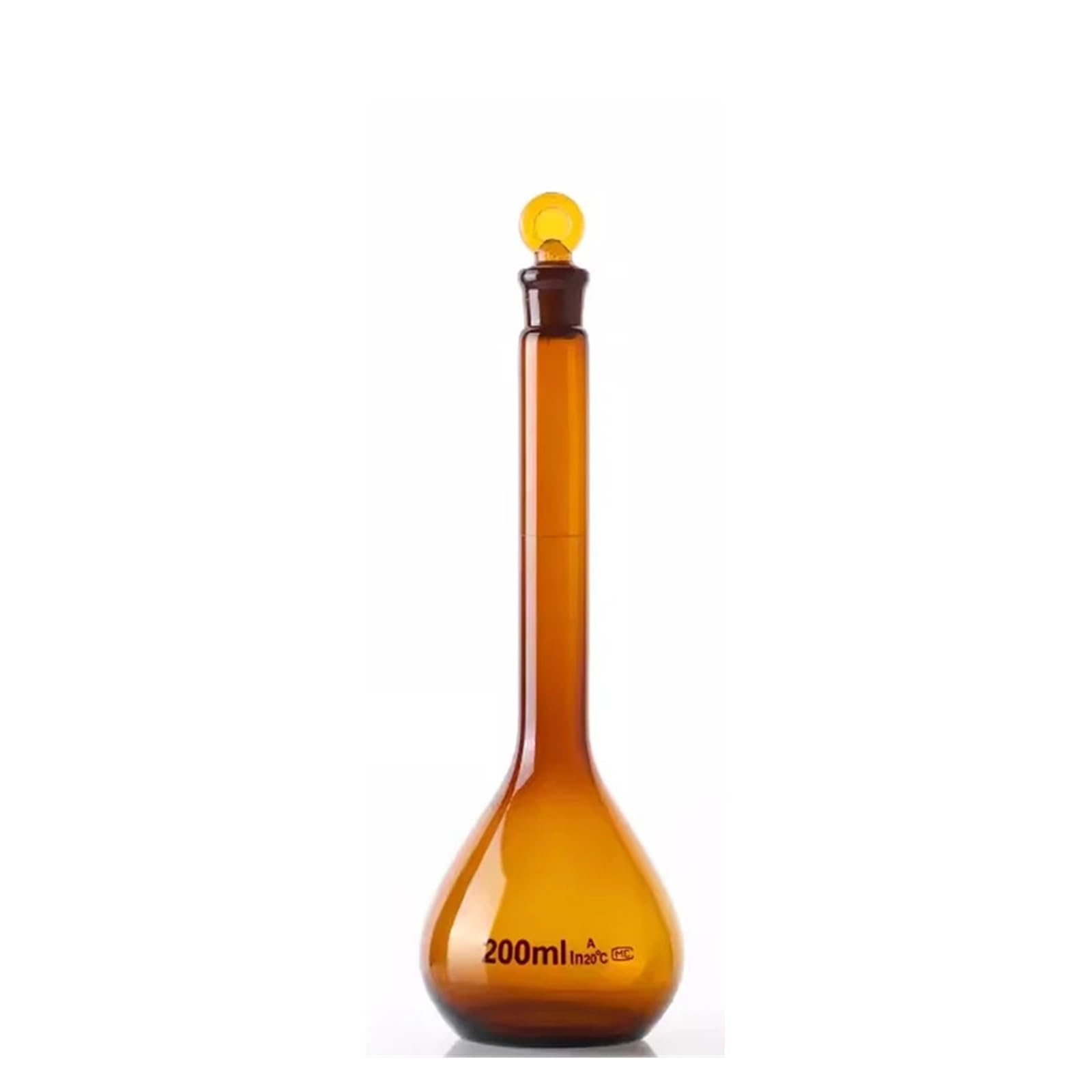 Messkolben, Laborschüttelkolben aus Borosilikatglas(25ml)