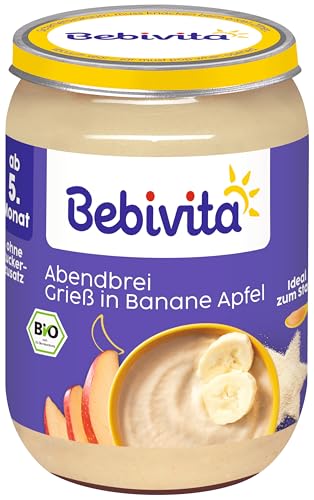 Bebivita Abendbrei Grieß-Banane-Apfel, 190g
