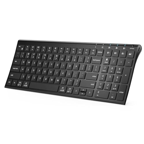 iClever BK10 SE Bluetooth Keyboard for Mac, Multi-Device...