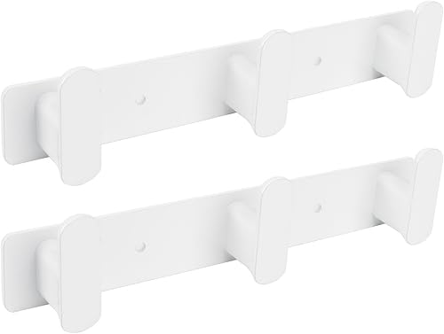 TocTen Perchero para colgar en la pared, ganchos de pared resistentes de acero inoxidable 304 con 3 ganchos para colgar, toallero para