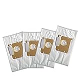 Crucial Vacuum Replacement Cloth Bags Compatible with Electrolux OX & Eureka S Part # EL200F - Model...