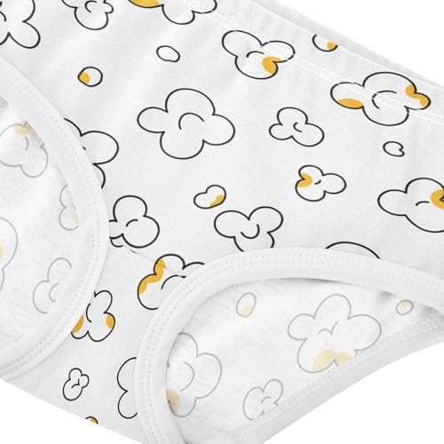 Girls and Toddler Underwear Cotton Tagless Brief Hipster Panties 2-8 Years2