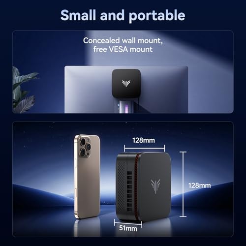 Pinova P1 Mini PC ??D 4300U(Max 3.7GHz, 4C/4T, Migliore 3500U/N150/N97),16GB DDR4 512GB SSD Desktop Computer, Triplo Display DP 1.4+HDMI 2.0+USB3.2 Type-C 4K@60Hz/WiFi 5/BT4.2 Radeon Graphics - PC Desktop - Immagine 8