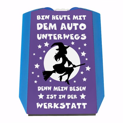 speecheese La mia scopa è in officina disco di parcheggio con bella strega come idea regalo per patente di guida per ragazze o fidanzate che amano volare anche con la scopa