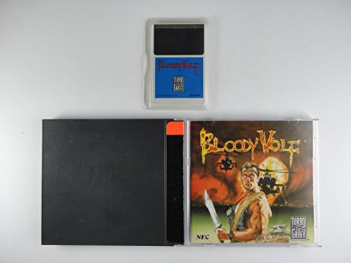 Bloody Wolf TurboGrafx 16 Cartridge