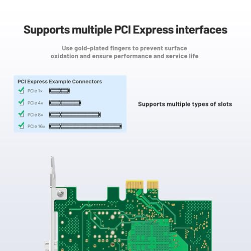 Tarjeta de Red de Fibra Óptica Gigabit con Chip Intel 82576, Adaptador de Red con Puerto Óptico SFP Único, PCIE NIC Gigabit Ethernet Compatible con Windows Server, Linux y VMware miniatura 3
