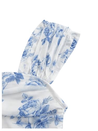 SOLY HUX Women's Floral Print Tank Tops Square Neck Sleeveless Going Out Tops Double Lined Summer Crop Tank Tops3