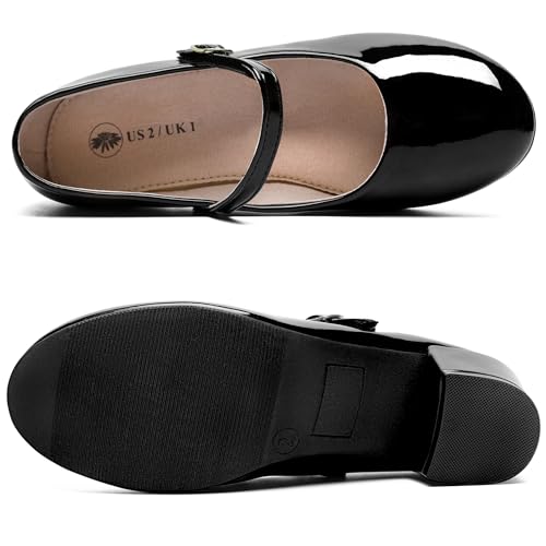 NUH Girls Flats Comfortable Slip On Dress Shoes3