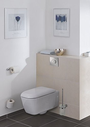 Grohe Skate Air WC und Start-Stopp-Funktion für pneumatische Betätigung, waagerecht, chrom 38506000 2-Mengen-Betätigung