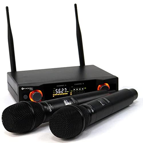 Microfone sem fio uhf kdsw 402 m uhf (mão + mão)