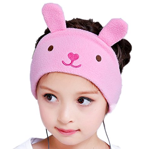 FIRIK Kids Headphones Volume Limited Soft Children Fleece Headband Size Adjustable Toddler Headphones