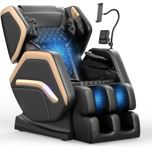 NAGLIFOR Massagesessel, Ganzkörper-Massagestuhl mit 14 Rollen, 8 Airbags Massage, Heizfunktion, Fußmassage, Bluetooth-Lautsprecher, Touch-Fernbedienung NAGLIFOR Massagesessel, Ganzkörper-Massagestuhl mit 14 Rollen, 8 Airbags Massage, Heizfunktion, Fußmassage, Bluetooth-Lautsprecher, Touch-Fernbedienung