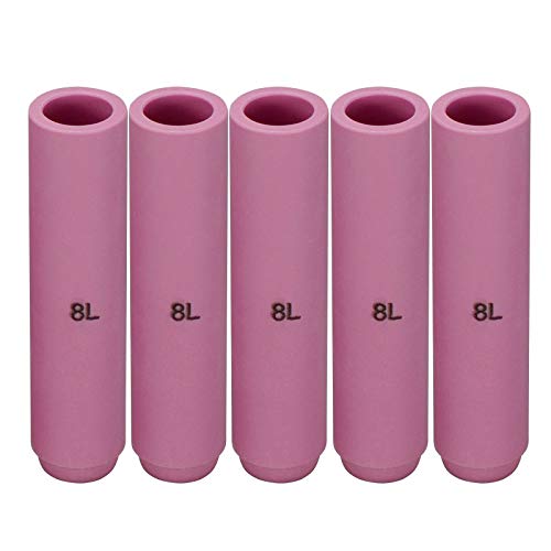 Image of RIVERWELD TIG Alumina Nozzles Ceramic Cups 10N46L #8L 1 /2 inch 12.5mm 10pcs