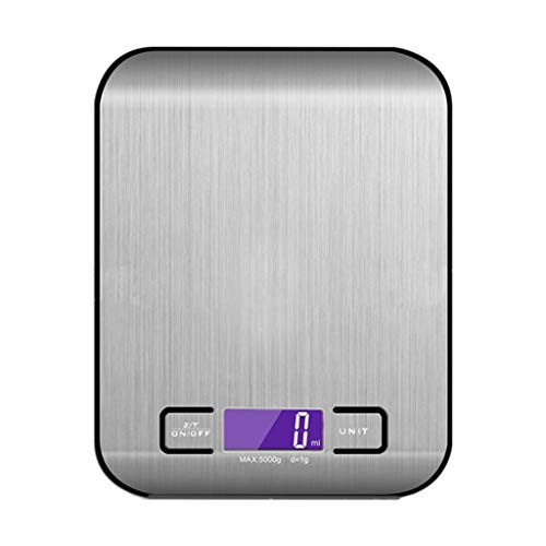 AKALNNB デジタルキッチンスケール 電動フードスケール 10kg / 22ポンド LCDディスプレイ付き 電子クッキングスケール 家庭/キッチン用