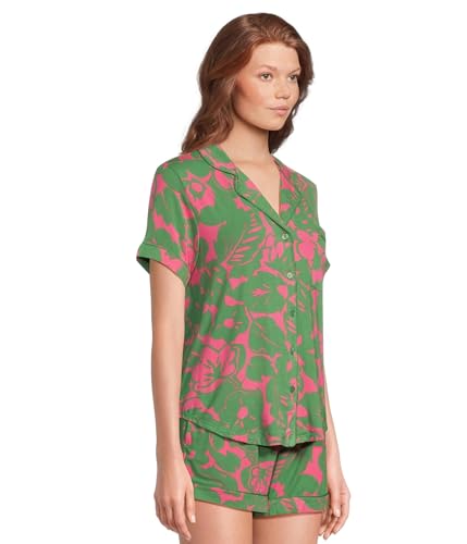 Image of kate spade new york Short Sleeve Knit Shorty Pj Set