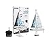 PLAYSTEM Voyager 400 RC Controlled Wind Powered Sailboat in Blue - 26