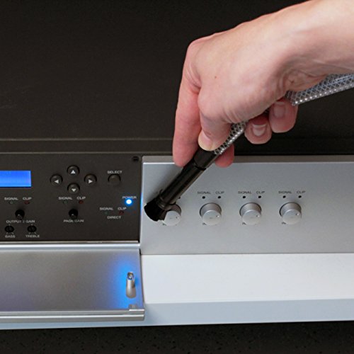 Menalux D18N Mikrodüsenset (Zubehör, Düsen für Detailreinigung, 7-teiliges Set, Adapter, Aufbewahrungsbox, flexibel einsetzbar, Staubsaugerdüse, passend für Staubsaugertypen mit 32/35 mm, schwarz)
