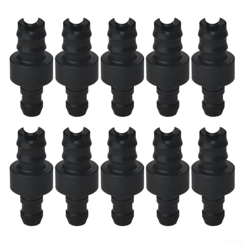 Raccords de tuyau à lait pour cafetière, fabriqués en ABS durable, noir élégant, taille compacte de 2,18 cm, pour une fixation et un retrait simples, pour système de lait NIVONA