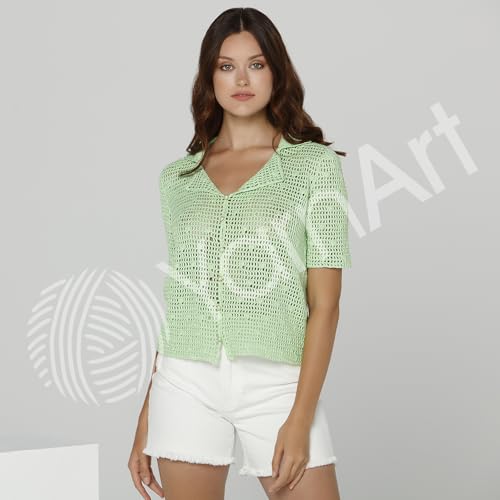Hilo de verano YarnArt Summer color 42 para tejer a ganchillo 7
