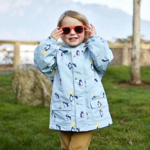 Image of JAN & JUL Waterproof Fleece Lined Rain Jacket, Raincoat for Toddlers and Kids