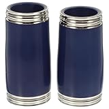 Baluue Tubo de Clarinete ABS de Color Azul Oscuro Par de Tubos de Afinación para Clarinete Accesorio para Instrumento de Viento Herramienta Musical para Escuelas y Conciertos