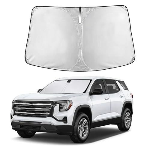 Image of Autovir Windshield Sun Shade Fit for 2018-2023 2024 2025 Gmc Terrain Sunshade, Front Car Window Shades Sun Visor, Blocks UV Rays & Heat, Car Accessories