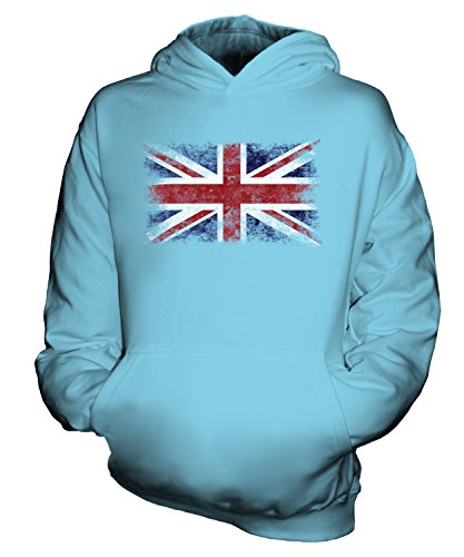 Sweat à capuche enfant Grande-Bretagne style rétro, le cadeau idéal pour fille et garçon