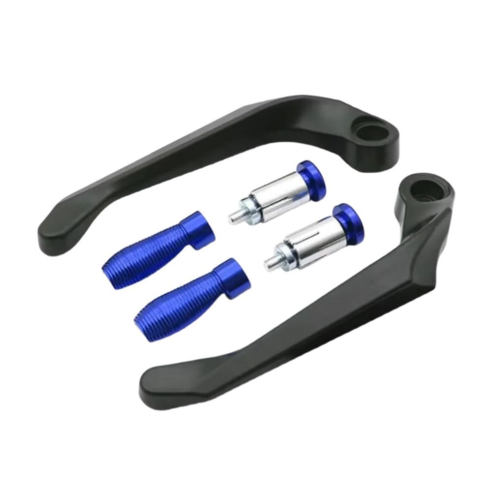 Wgruklbd Blue Motorcycle Die-Casting Aluminum Alloy Handlebar Brake Clutch Lever Hand Guard Protector Accessories Handguard Handlebars Protector