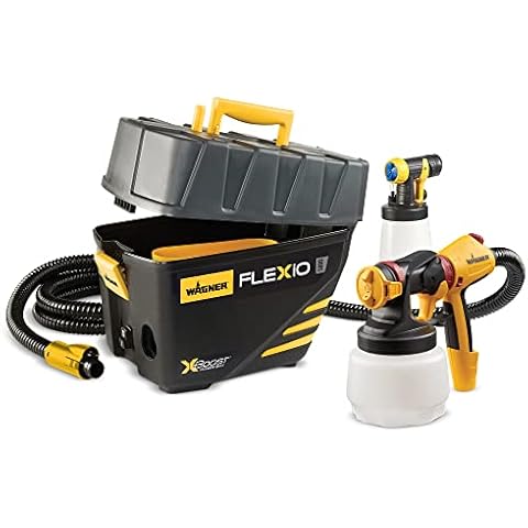 Wagner Spraytech 0529091 FLEXiO 5000 Paint Sprayer HVLP, Yellow, Black Cover