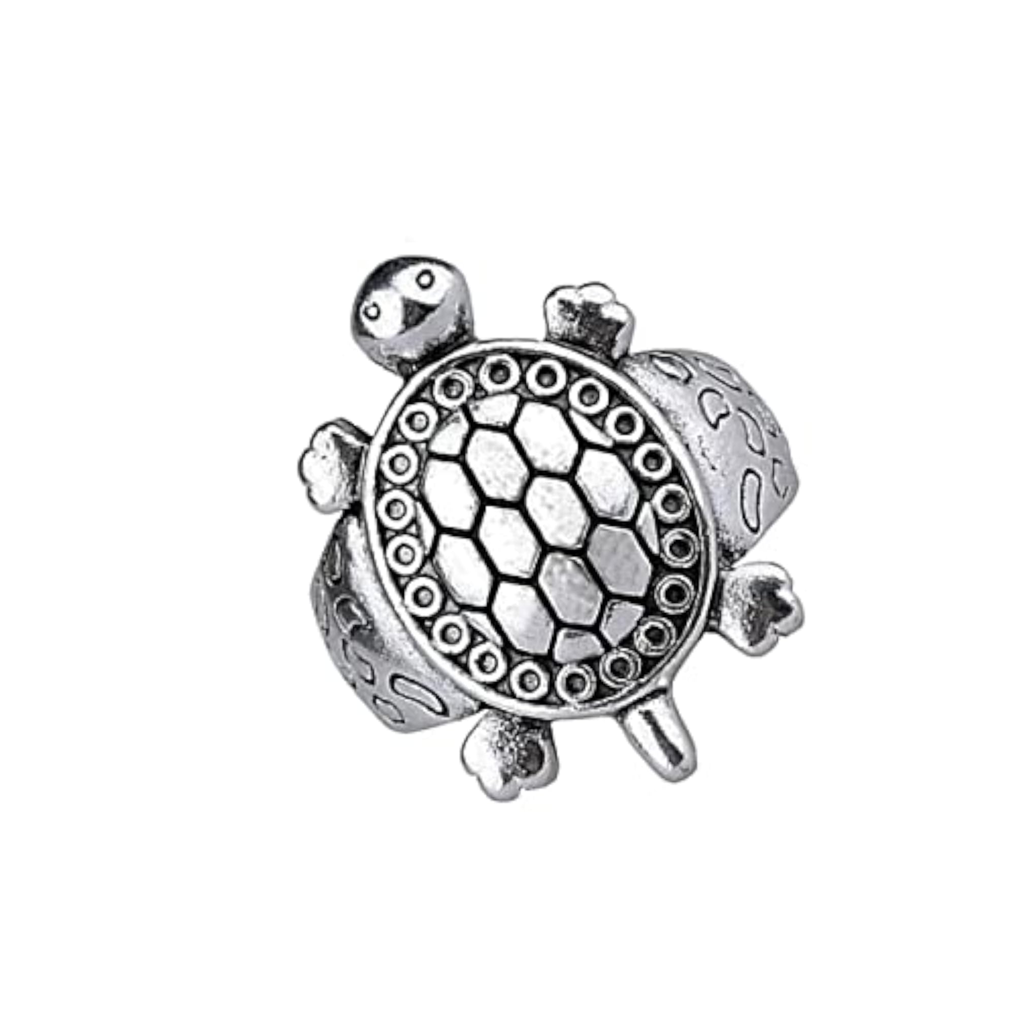 Tortoise Silver Ring, Unisex Vastu Ring