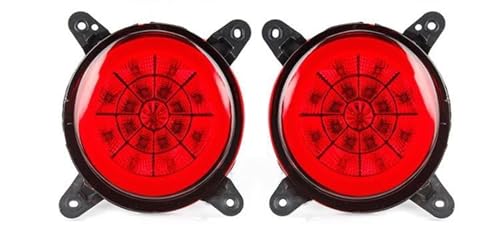 Rear Light 2pcs for Hyundai for Grand I10 2017 2018 Driving Light Braking Light Fog Lamp Taillight Car Rear Bumper Reflector Light Rear Trailer Lights