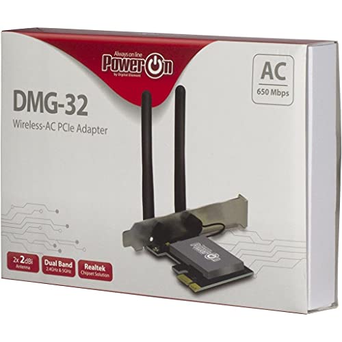 Adaptador WLAN Inter-Tech DMG-32 con conexión estable de 650 Mbit/s internos 3