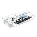 InterDesign Clarity Divided Cosmetic Organizer Tray for Vanity Cabinet to Hold Makeup, Beauty Products - Clear