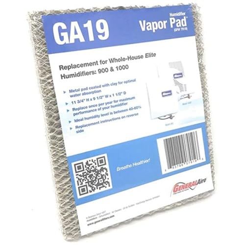 GeneralAire Humidifier Part # GA19 for Models 900 and 1000 Humidifiers Case of 1