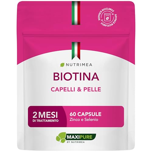 Biotina Capelli | Senza eccipienti | Accelera la crescita dei...