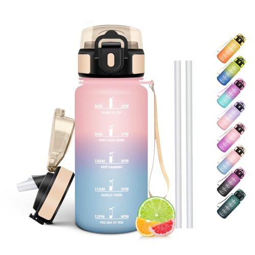 HoneyHolly Trinkflasche Kinder 500ML, BPA-Frei, Trinkflasche Kohlensäure Geeignet, Wasserflasche Auslaufsicher, Sportflasche mit Strohhalm, Water Bottle für Kinder, Schule, Büro HoneyHolly Trinkflasche Kinder 500ML, BPA-Frei, Trinkflasche Kohlensäure Geeignet, Wasserflasche Auslaufsicher, Sportflasche mit Strohhalm, Water Bottle für Kinder, Schule, Büro