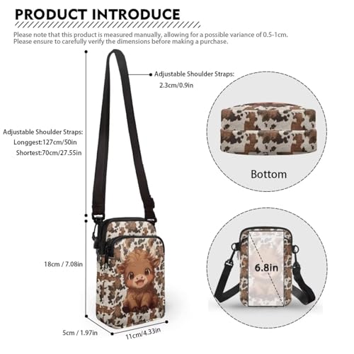 Image of Xpyiqun Small Crossbody Bag Women Phone Purses Sling Shoulder Handbag Cross Body Pouch Wallet Bags