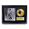 HWC Trading A3 FR Michael Jackson MJ King of Pop Geschenk handtekeningen afbeelding met een gouden disk-afbeelding print…