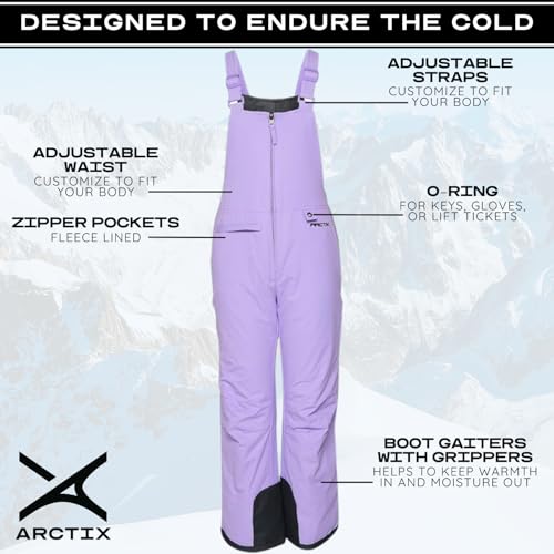 Image of Arctix Kids Insulated Snow Bib Overalls