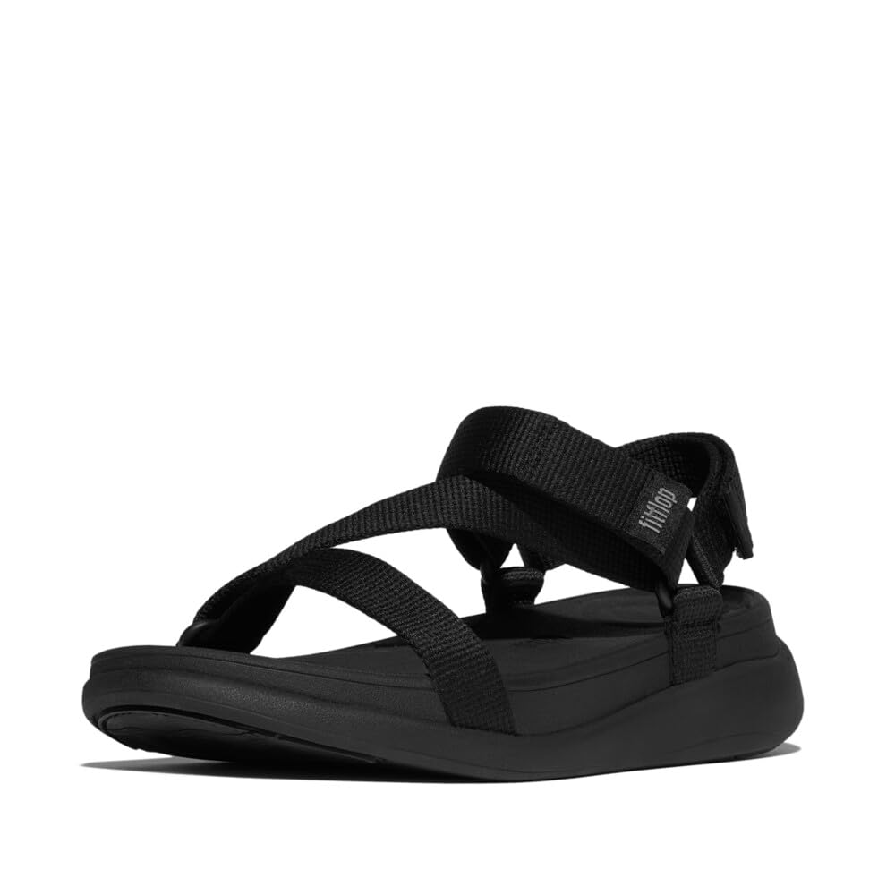Fitflop F-mode Go Adj. Webbing Flatform Z-strap Sandals SandaleFemme