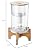 Invigorated Water pH Recharge Alkaline Water Filter Dispenser – BPA-Free Glass Countertop Water Filter Pitcher Purifier for Home & Office, 36-Cup Capacity, 360L Long Filter Life (Bamboo/Marble)